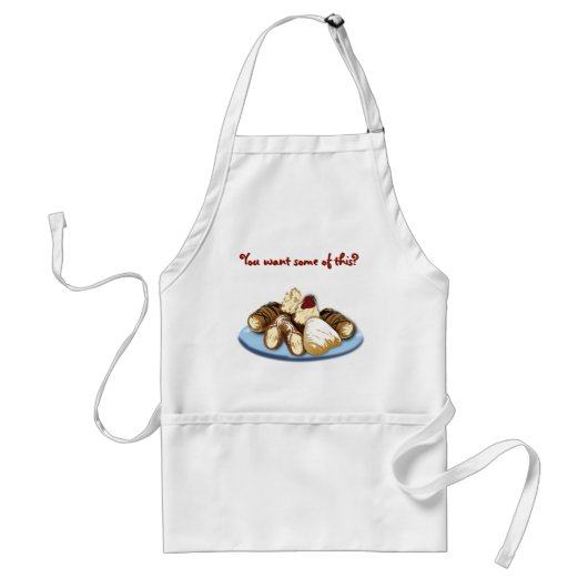Pastry Innuendo Apron Standaard Schort (Voorkant)
