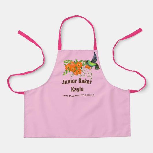 Pastry Prinses Kinder Schort - Junior Bakker Cadea (Voorkant)