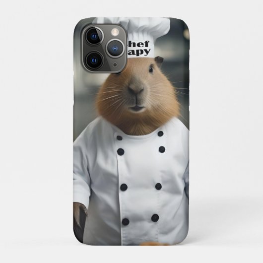 Pastry Prowess: de culinaire capibara Case-Mate iPhone Case (Achterkant)