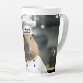 Pastry Prowess: de culinaire capibara Latte Mok (Rechterhoek)