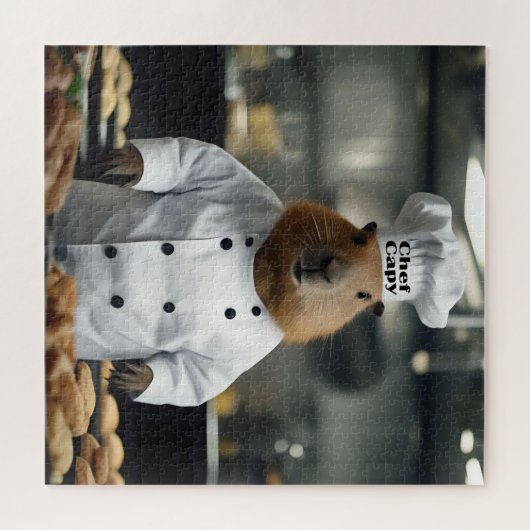 Pastry Prowess: de culinaire capibara Legpuzzel (Horizontaal)