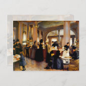 Pastry Shoppe Vintage Art 1889 Briefkaart (Voorkant / Achterkant)