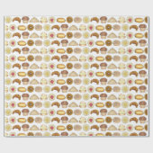 Pastry Tray Croissant Danish Muffin Bked Goods Cadeaupapier (Vlak)