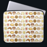 Pastry Tray Croissant Danish Muffin Bked Goods Laptop Sleeve<br><div class="desc">Het ontwerp bevat een originele markeerafbeelding van een rij banketbakken, met inbegrip van muffins, donuts, danishes, turnovers, croissants, crème puffs, pijn bij de chocolade en kaneelbundels. Geweldig voor elke bakker, foodie of liefhebber van gebakken producten of ontbijtkeuken! Deze banketbakkersillustraties zijn ook beschikbaar op andere producten. Zie je niet wat je...</div>