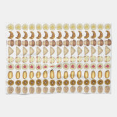 Pastry Tray Croissant Danish Muffin Bked Goods Theedoek (Horizontaal)