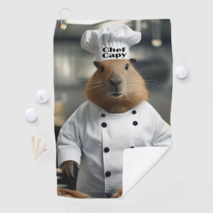 Pastry Vaardigheid: De Culinaire Capybara Golfhanddoek