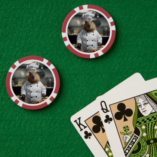 Pastry Vaardigheid: De Culinaire Capybara Poker Chips (Pokertafel (Dubbel))