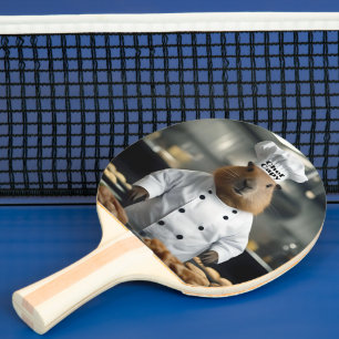 Pastry Vaardigheid: De Culinaire Capybara Tafeltennisbatje