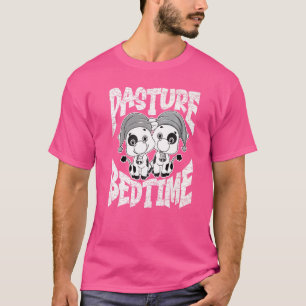 Pasture Bedtime Cute Animal Koe Farmer T-shirt