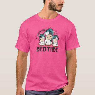Pasture Bedtime Cute Animal Koe Farmer T-shirt