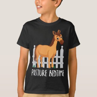 Pasture Bedtime Grappige Schattigee Paardenpyjama  T-shirt