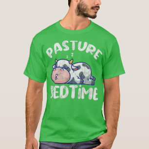 Pasture Bedtime Koe Pajamas Farmer Rancher Kawaii T-shirt