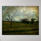 Pasture Grunge Poster (Voorkant)