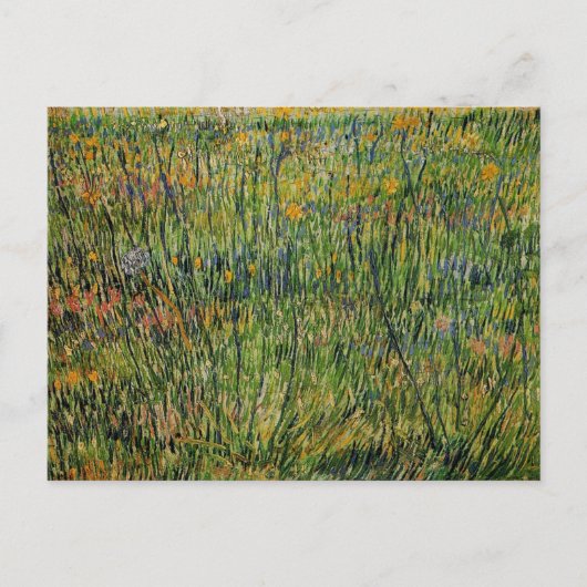 Pasture in Bloom door Vincent van Gogh Briefkaart (Voorkant)