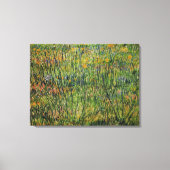 Pasture in Bloom door Vincent van Gogh Canvas Afdruk (Voorkant)