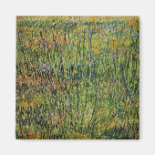 Pasture in Bloom door Vincent van Gogh Magneet (Voorkant)