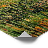 Pasture in Bloom door Vincent van Gogh Poster (Hoek)