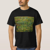 Pasture in Bloom door Vincent van Gogh T-shirt (Voorkant)