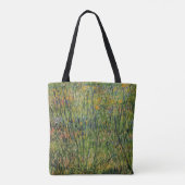 Pasture in Bloom door Vincent van Gogh Tote Bag (Achterkant)