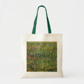 Pasture in Bloom door Vincent van Gogh Tote Bag (Voorkant)