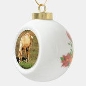 Pasture kerstversiering keramische bal ornament (Rechts)