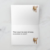 Pasture Pig Congrats Kaart (Binnen)