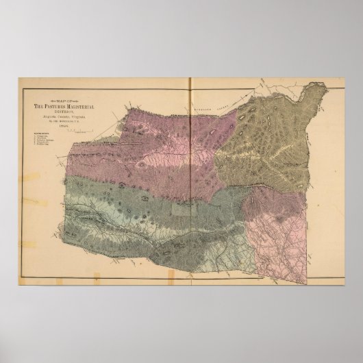 Pastures, provincie Augusta Poster (Voorkant)