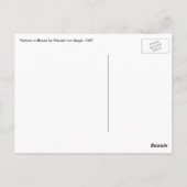 Pastuur in Bloom door Vincent van Gogh, kunst Briefkaart (Achterkant)