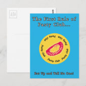Pasty Club, iedereen houdt van een pastei. Briefkaart (Voorkant / Achterkant)