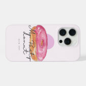 Pasty donut phone case iPhone hoesje (Achterkant horizontaal)