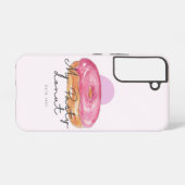 Pasty donut phone case samsung galaxy hoesje (Achterkant horizontaal)