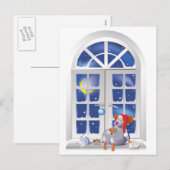 Pasvenster Feestdagenkaart (Voorkant / Achterkant)