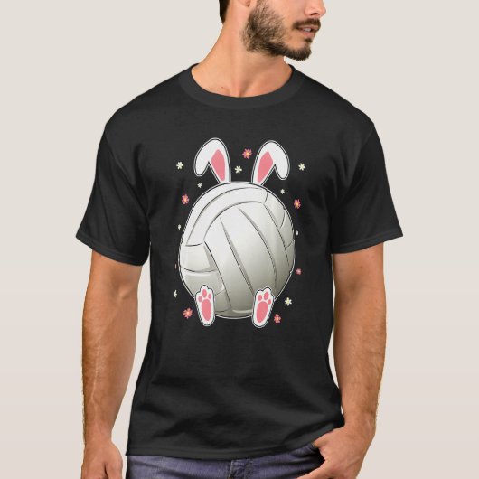 Pasvolleyball Bunny Ears Pasvolleyball Pla T-shirt (Voorkant)
