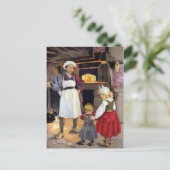 Pat-A-Cake Baker and Children Nursery Rhyme Briefkaart (Staand voorkant)