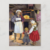 Pat-A-Cake Baker and Children Nursery Rhyme Briefkaart (Voorkant)