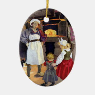 Pat-A-Cake Baker and Children Nursery Rhyme Keramisch Ornament