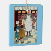 Pat-a-cake, pat-a-cake, man van Baker Keramisch Ornament (Rechts)