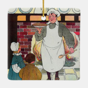 Pat-a-cake, pat-a-cake, man van Baker Keramisch Ornament