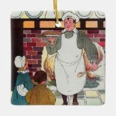Pat-a-cake, pat-a-cake, man van Baker Keramisch Ornament (Voorkant)