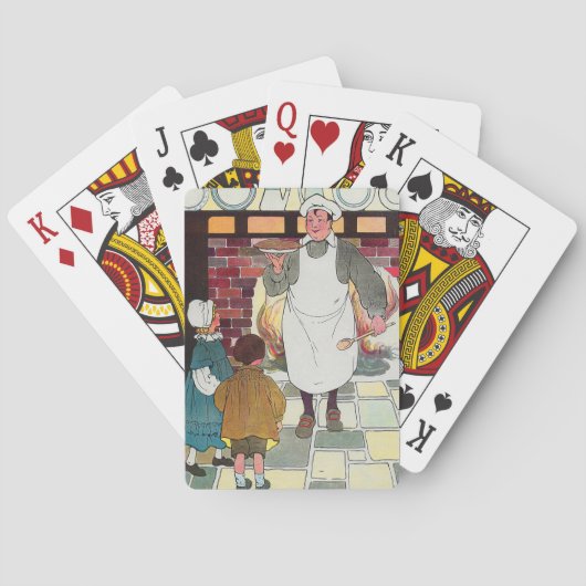 Pat-a-cake, pat-a-cake, man van Baker Pokerkaarten (Achterkant)