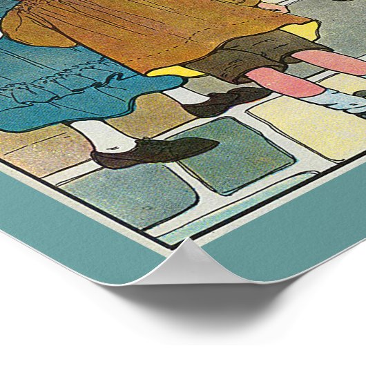 Pat-a-cake, pat-a-cake, man van Baker Poster (Hoek)