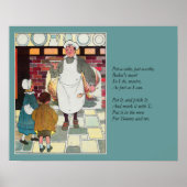 Pat-a-cake, pat-a-cake, man van Baker Poster (Voorkant)