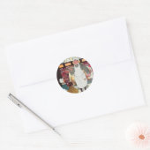 Pat-a-cake, pat-a-cake, man van Baker Ronde Sticker (Envelop)