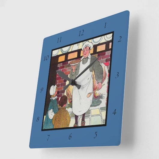 Pat-a-cake, pat-a-cake, man van Baker Vierkante Klok (Hoek)