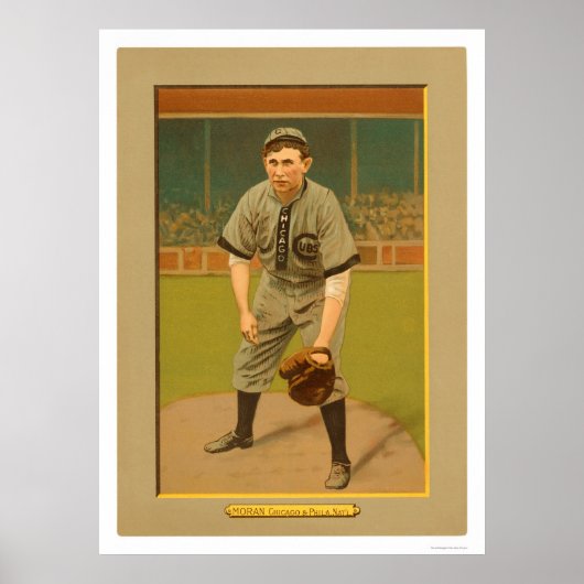 Pat Moran Cubs Phillies Baseball 1911 Poster (Voorkant)