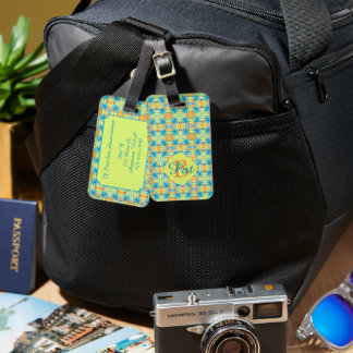 Pat Mosaic Bagage Label