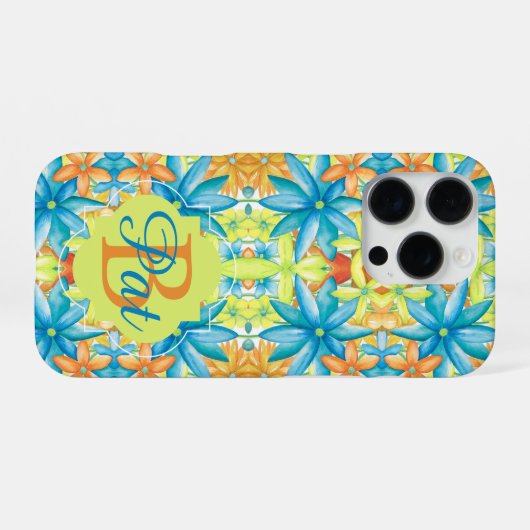 Pat Mosaic Business iPhone Case iPhone Hoesje (Achterkant horizontaal)