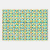 Pat Mosaic Gift Wrapping Sheet Set Inpakpapier Vel (Voorkant)