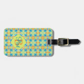 Pat Mosaic Luggage Tag Bagagelabel (Voorkant horizontaal)