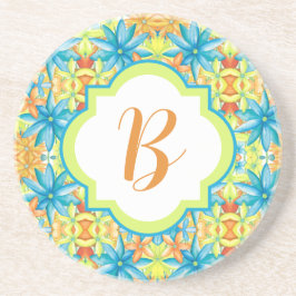 Pat Mosaic Stone Coaster Zandsteen Onderzetter